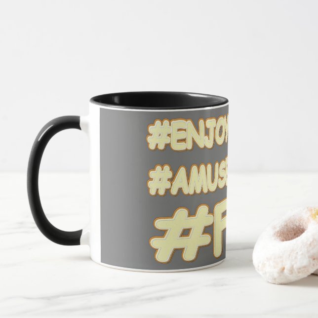 Mug "FUN EQUATION" Mignonne Expression Design. Command (Avec donut)