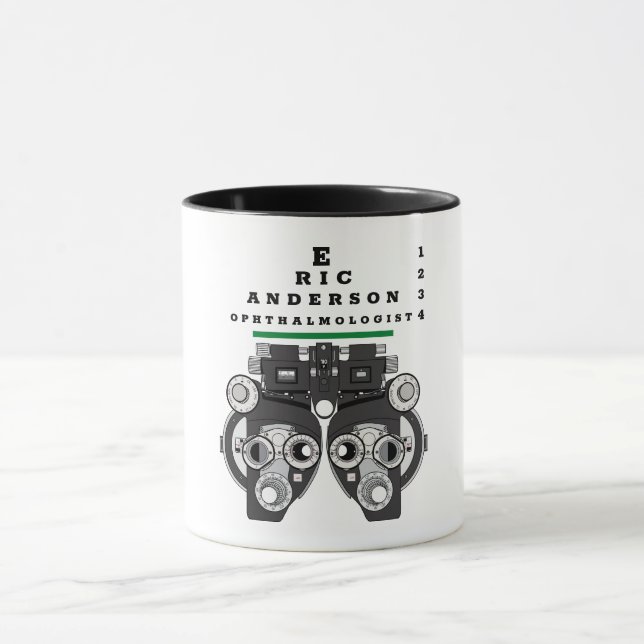Mug Fun Eye Care Professionnel Phoropter (Centre)