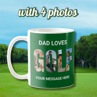 Fun Golf Custom 4 Photos Nom du message