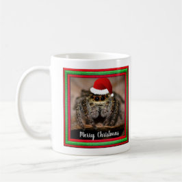 Mug Fun Jumping Spider à Santa Hat Noël