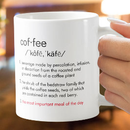 Mug Fun MINE ! + Café Définition Meilleur Repas du Jou