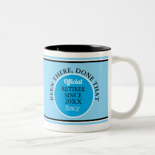 Mug fun personnalisé pour retraité