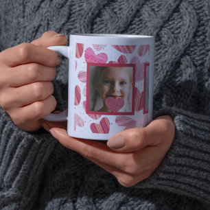 Mug Fun Rose & Coeur Rouge & Photo