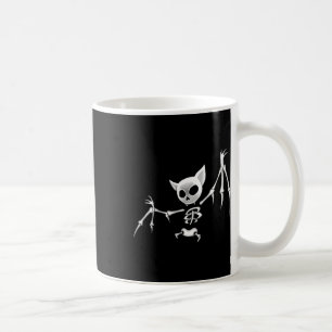 Mug Fun Scary Dark Flying Skeleton T Halloween Clothin