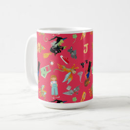 Mug Fun Wizard of Oz on red children's design