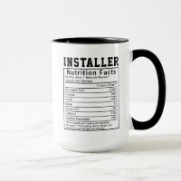 Fundy Installer Nutrition Facts Personnel employé