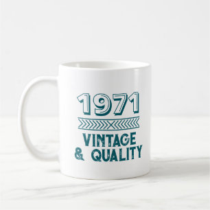 Mug Funky année personnalisée Vintage et Cool de quali