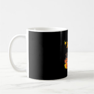 Mug Funky Black Cats Camion Automne Citrouille Maple L