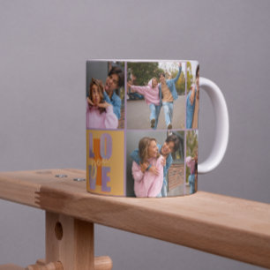 Mug Funky Energetic I Love You Photo Collage
