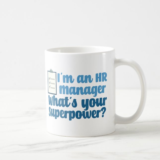 Mug Funky Human Resources Manager Superhero HR (Droite)