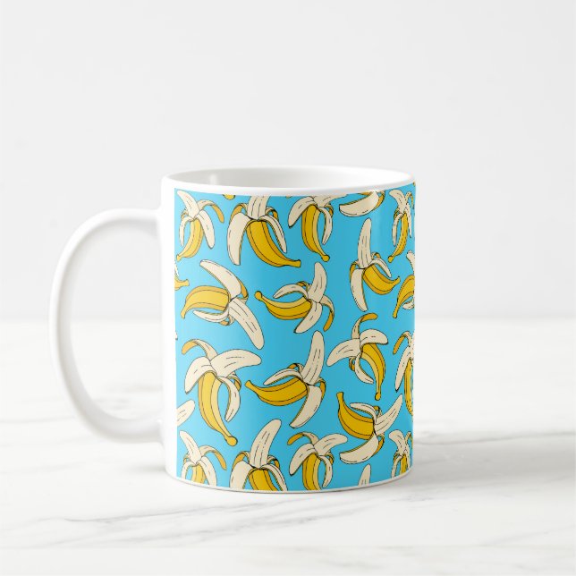 Mug Funky Tropical Banana Motif Fruit tendance Imprime (Gauche)