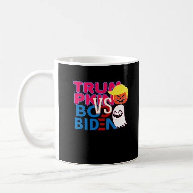 Mug Funky Trumpkin Vs Boo Biden Classe Design Hallowee (Gauche)