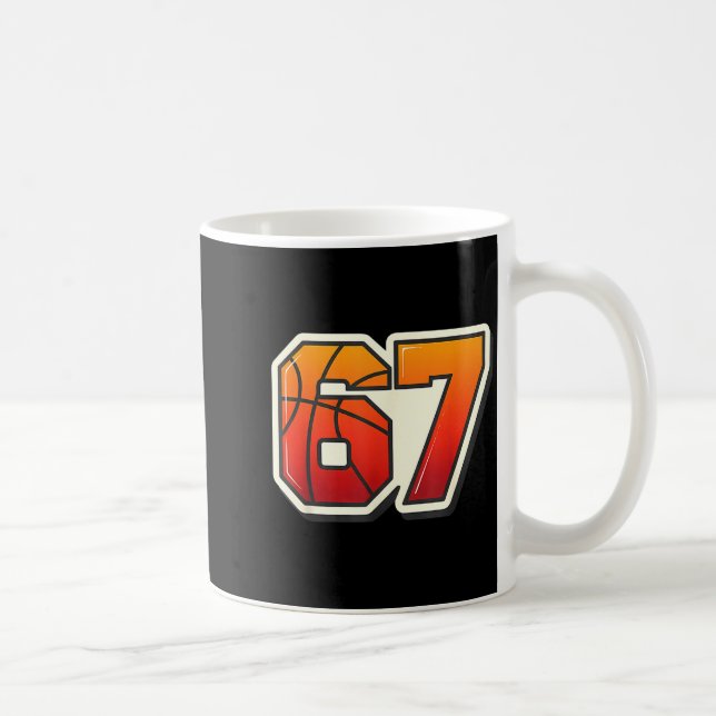 Mug Funny 67 Meme Basketball Ice Cream Drip Six Seven  (Droite)