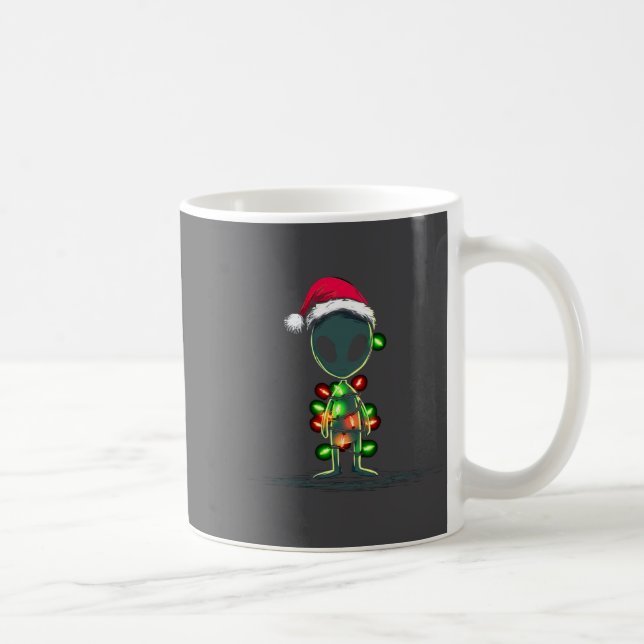 Mug Funny Alien Christmas Graphics Lights Lover Extrat (Droite)