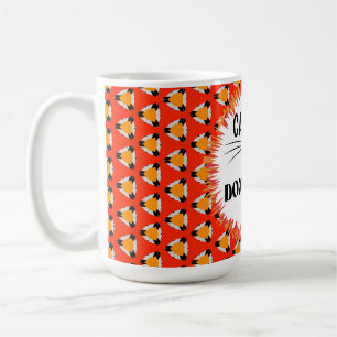 Mug Funny Amoureux des chats rouge orange noir