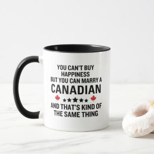 Mug Funny Anniversaire Épouser un Canadien