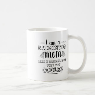 Mug Funny Badminton Maman Chemise Femmes Badminton Jou
