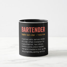 Mug Funny Bartender Définition