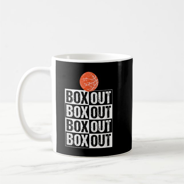 Mug Funny Basketball entraîneur T boîte à cadeaux Out  (Gauche)