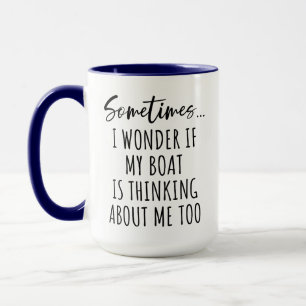 Mug Funny Bateau Nautique, Capitaine de bateau à doubl