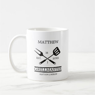 Mug Funny BBBQ Grill Master Barbecue personnalisé Meil