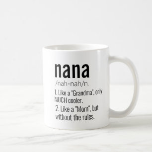 Mug Funny Best Nana Grandad Définition pour grand-père