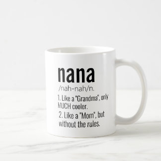 Mug Funny Best Nana Grandad Définition pour grand-père