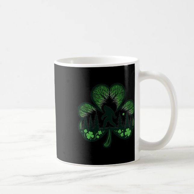 Mug Funny Bigfoot Saint Paddys St Patricks Day Cool Bi (Droite)