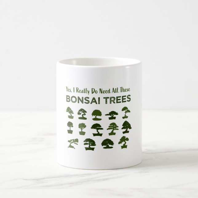 Mug Funny Bonsai Tree Care Penjing Zen Cadeau (Centre)