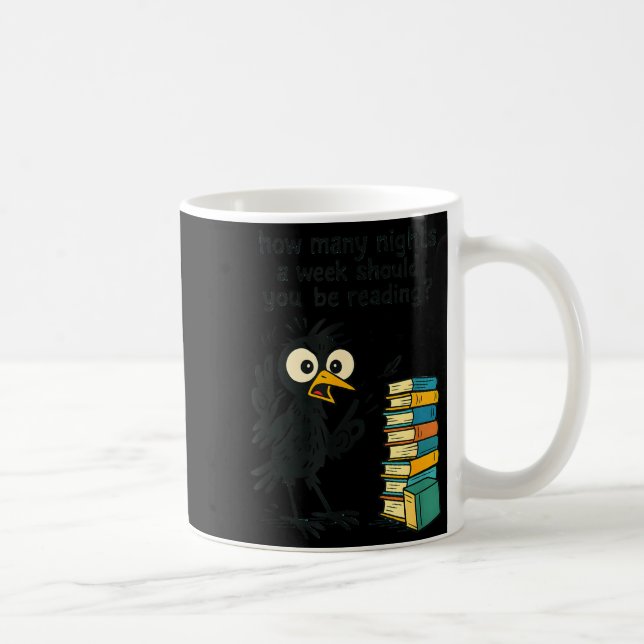 Mug Funny Bookworm 6 7 Meme Design _ Reading Nights Hu (Droite)