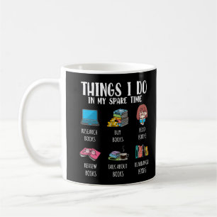 Mug Funny Bookworm auteur Novel Lecture Livre Lover