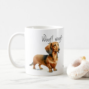 Mug Funny Browns Dachshunds PERSONNALISER