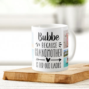 Mug Funny Bubbe Grandchildren Noms et collection photo