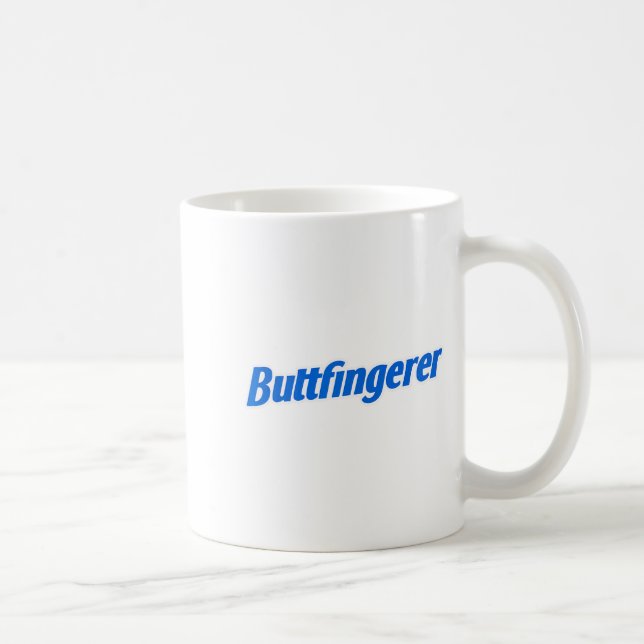 Mug Funny Buttfingerer Tee Butt Fingerer Halloween Emb (Droite)