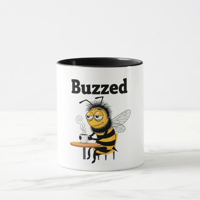 Mug Funny Buzzed Bee (Centre)