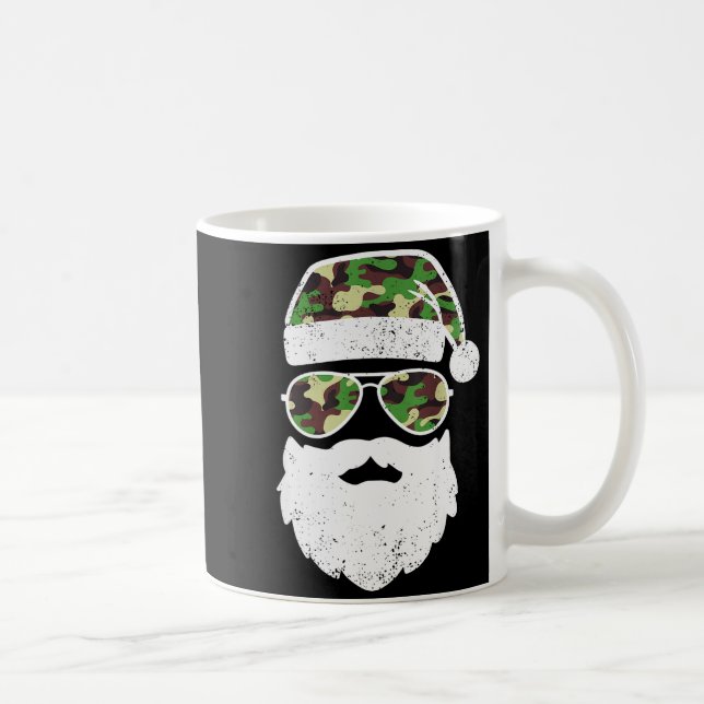 Mug Funny Camo Christmas Pajama Funny Camo Matching Fa (Droite)