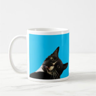 Mug Funny Cat Blank Ajouter Votre Devise Photo Design 