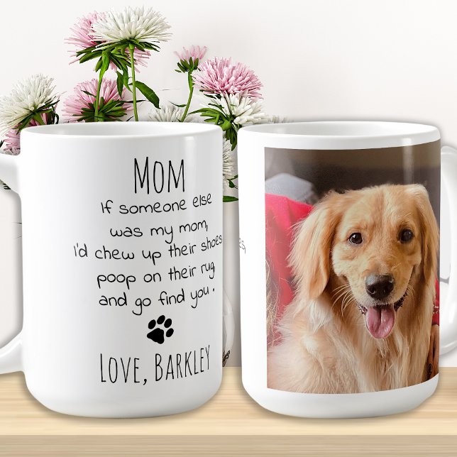 Mug Funny Chien Maman Personnalisé Animaux de compagni (Créateur téléchargé)