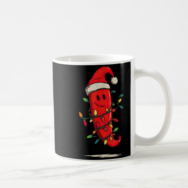 Mug Funny Chili Pepper Christmas Graphics Lights Lover (Droite)