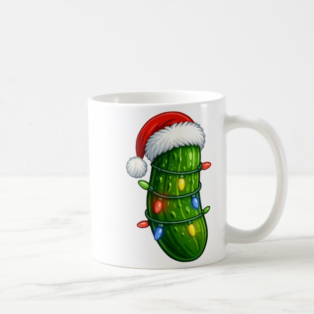 Mug Funny Christmas Ckle Santa Hat Holiday Lights Gift (Droite)