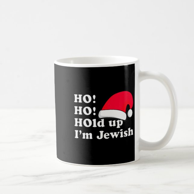 Mug Funny Christmas Hat Design For Irreverent Jewish P (Droite)