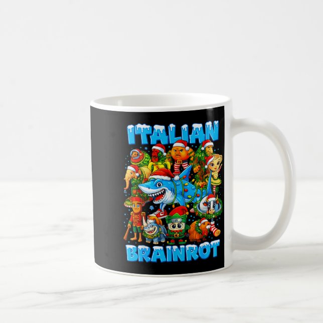 Mug Funny Christmas Italian Brain Rot Italian Brainrot (Droite)