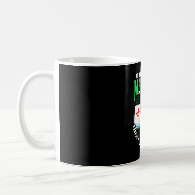 Mug Funny Christmas Mahjong Boire Xmas Lights Group (Gauche)