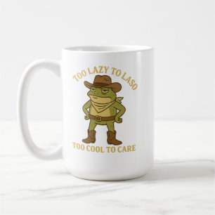 Mug  Funny Cowboy Raccoon T-Shirt – "All Hat No Hustle