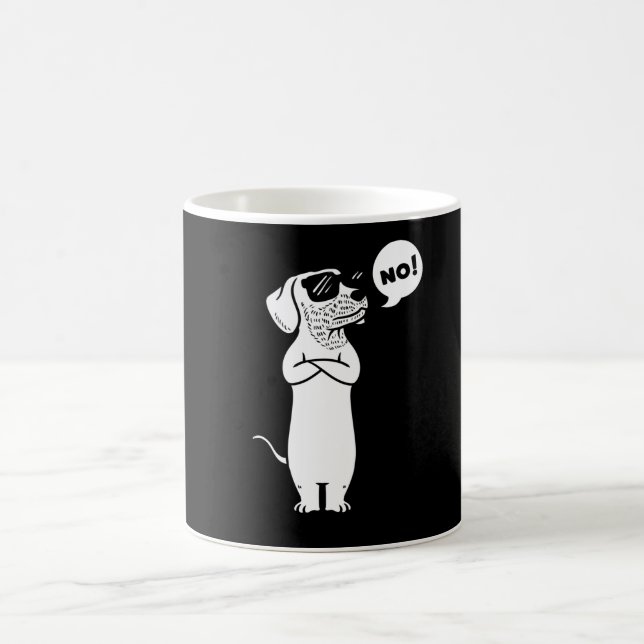 Mug Funny Dachhund chien drôle Idée cadeau (Centre)