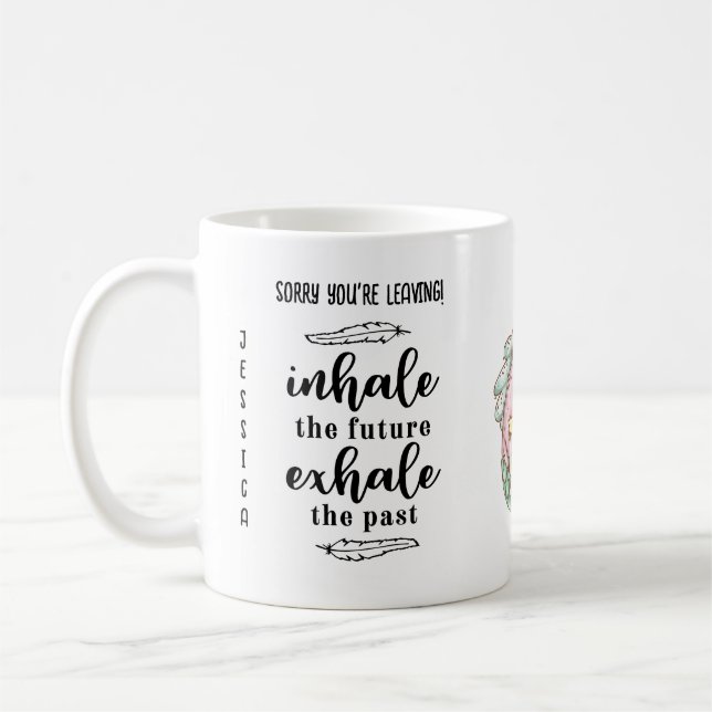 Mug FUNNY Désolé, vous quittez Coworker Colleague Boss (Gauche)