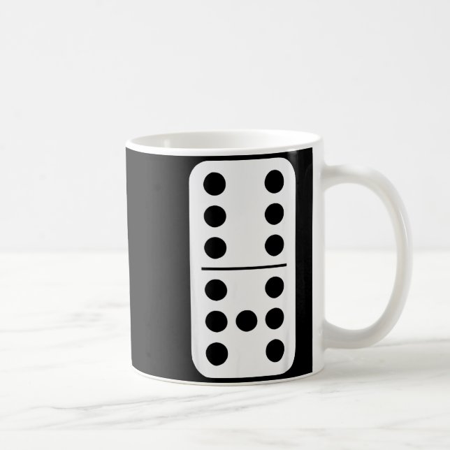 Mug Funny Domino Meme Six Seven Play Strategy Number H (Droite)