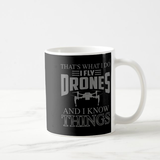 Mug Funny Drone Art For Men Women Boys Drone Racing Dr (Droite)