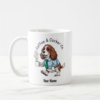 Mug Funny English Cocker Spaniel Business Suit Coffee