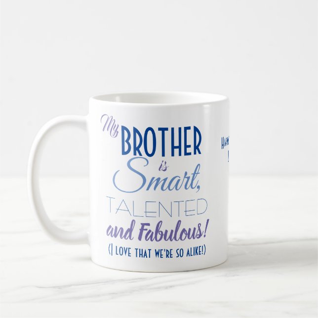 Mug Funny Frère (Gauche)